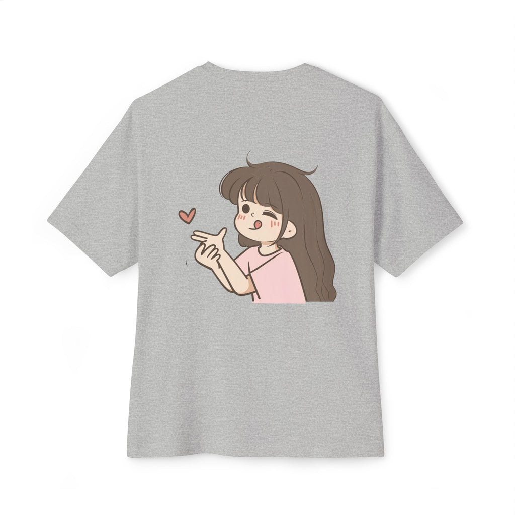 Couple Heart Female Athletic Heather
