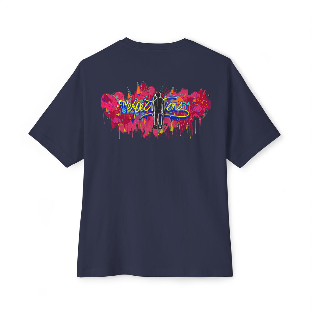 Spider Verse No Expectations - Unisex Oversized Boxy Tee