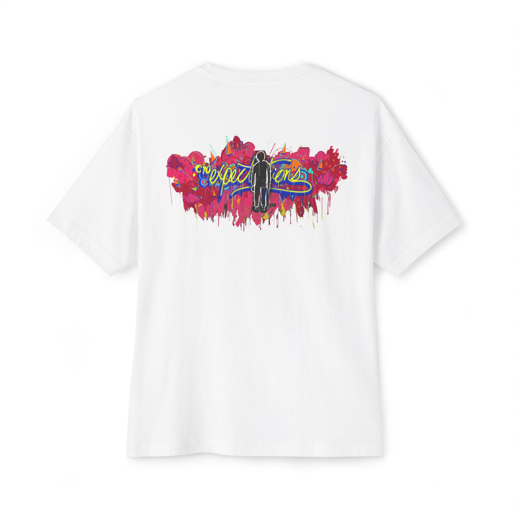 Spider Verse No Expectations - Unisex Oversized Boxy Tee